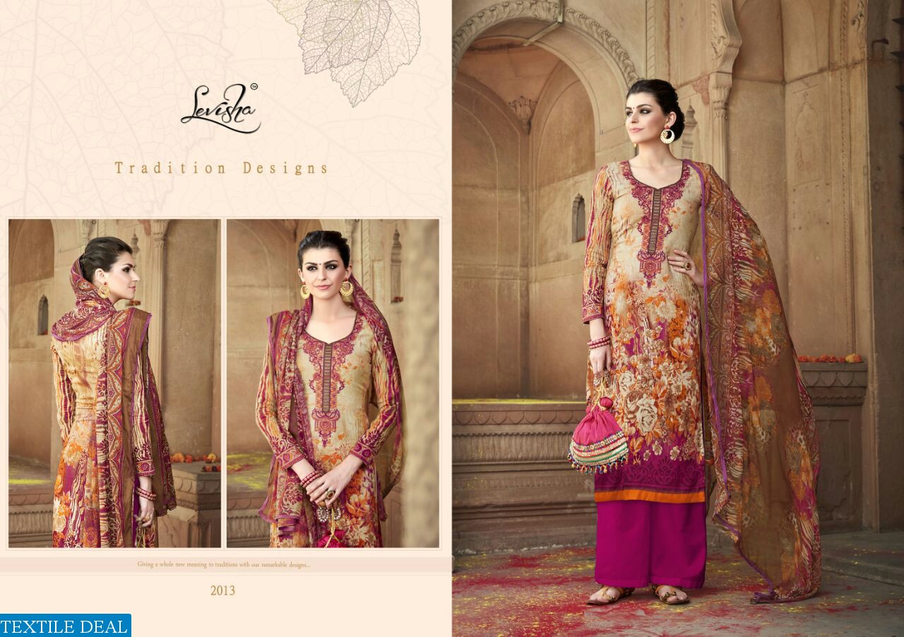 Levisha ishika vol-2 Wholesale Satin cotton Dress material